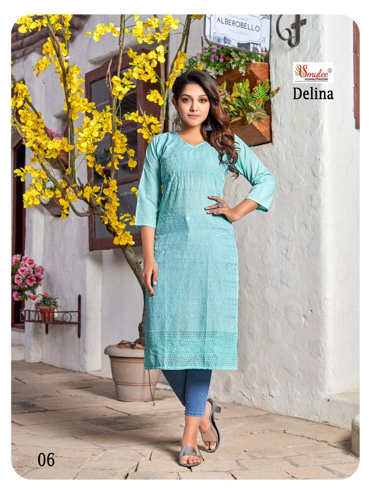 Rang Delina Regular Wear Wholesale Designer Kurti Catalog